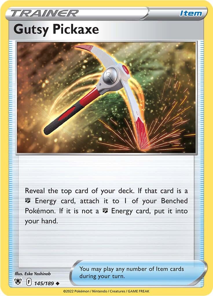 Gutsy Pickaxe (145/189) [Sword & Shield: Astral Radiance] Pokemon Single Pokémon  | Multizone: Comics And Games