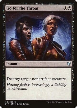 Go for the Throat [Commander 2017] MTG Single Magic: The Gathering  | Multizone: Comics And Games
