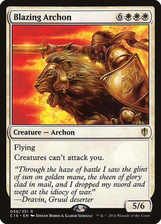 Blazing Archon [Commander 2016] MTG Single Magic: The Gathering  | Multizone: Comics And Games