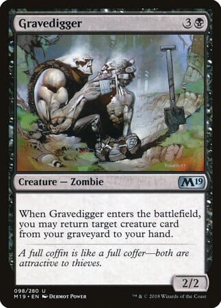 Gravedigger [Core Set 2019] MTG Single Magic: The Gathering  | Multizone: Comics And Games