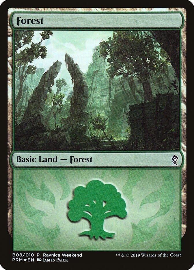 Forest (B08) [Ravnica Allegiance Guild Kit] MTG Single Magic: The Gathering  | Multizone: Comics And Games