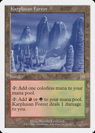 Karplusan Forest [Deckmasters] MTG Single Magic: The Gathering  | Multizone: Comics And Games