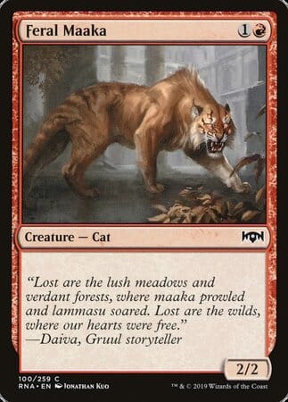 Feral Maaka [Ravnica Allegiance] MTG Single Magic: The Gathering  | Multizone: Comics And Games