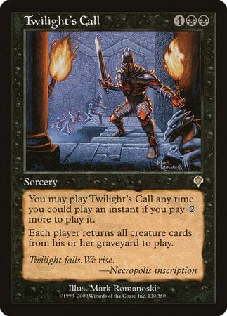 Twilight's Call [Invasion] MTG Single Magic: The Gathering  | Multizone: Comics And Games