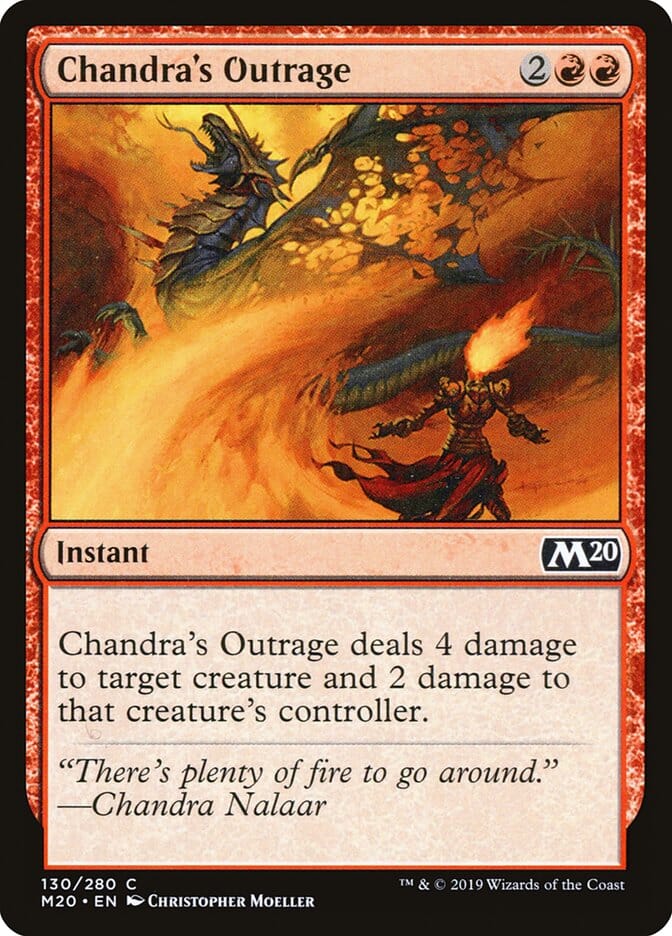 Chandra's Outrage [Core Set 2020] MTG Single Magic: The Gathering  | Multizone: Comics And Games