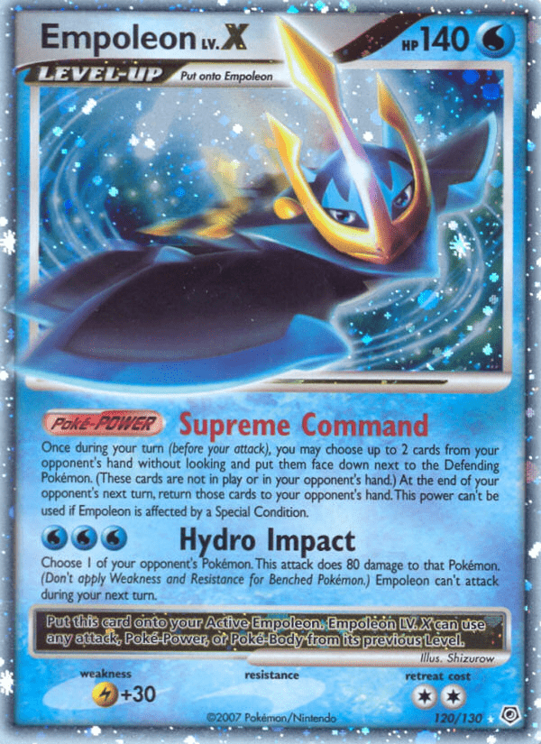 Empoleon LV.X (120/130) [Diamond & Pearl: Base Set] Pokemon Single Pokémon  | Multizone: Comics And Games