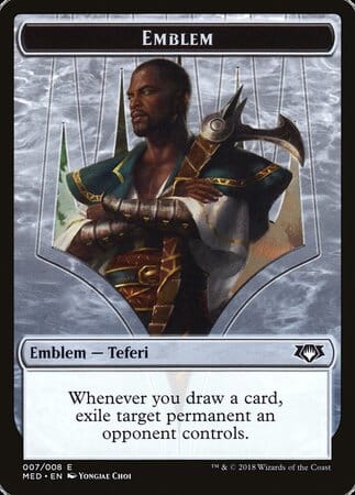 Emblem - Teferi, Hero of Dominaria [Mythic Edition Tokens] MTG Single Magic: The Gathering  | Multizone: Comics And Games