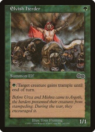 Elvish Herder [Urza's Saga] MTG Single Magic: The Gathering  | Multizone: Comics And Games