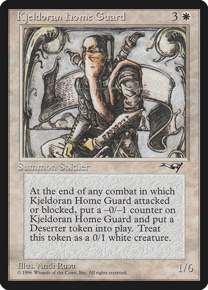 Kjeldoran Home Guard [Alliances] MTG Single Magic: The Gathering  | Multizone: Comics And Games