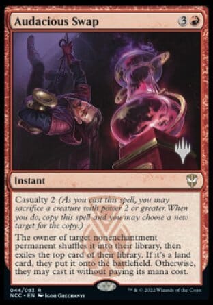 Audacious Swap (Promo Pack) [Streets of New Capenna Commander Promos] MTG Single Magic: The Gathering  | Multizone: Comics And Games
