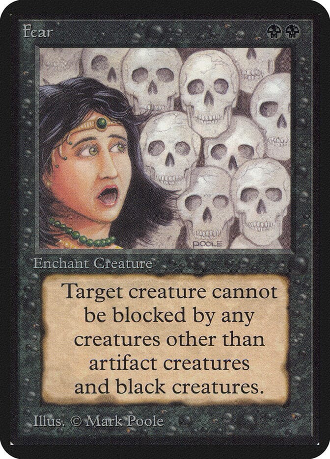 Fear [Limited Edition Alpha] MTG Single Magic: The Gathering  | Multizone: Comics And Games