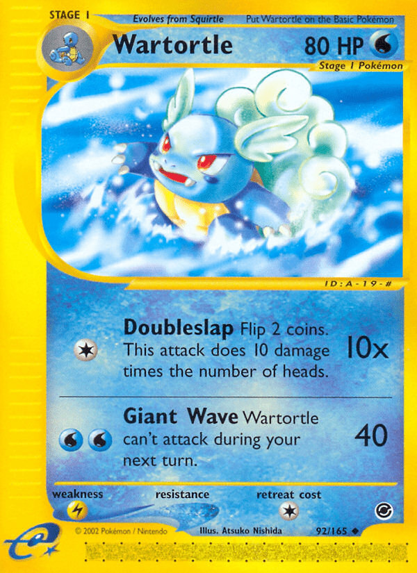 Wartortle (92/165) [Expedition: Base Set] Pokemon Single Pokémon  | Multizone: Comics And Games