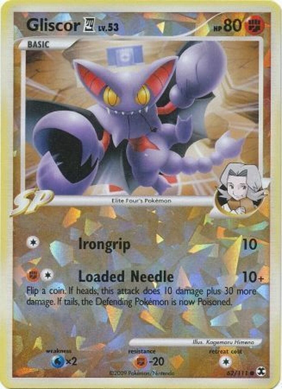 Gliscor (62/111) (Cracked Ice) [Platinum: Rising Rivals] Pokemon Single Pokémon  | Multizone: Comics And Games
