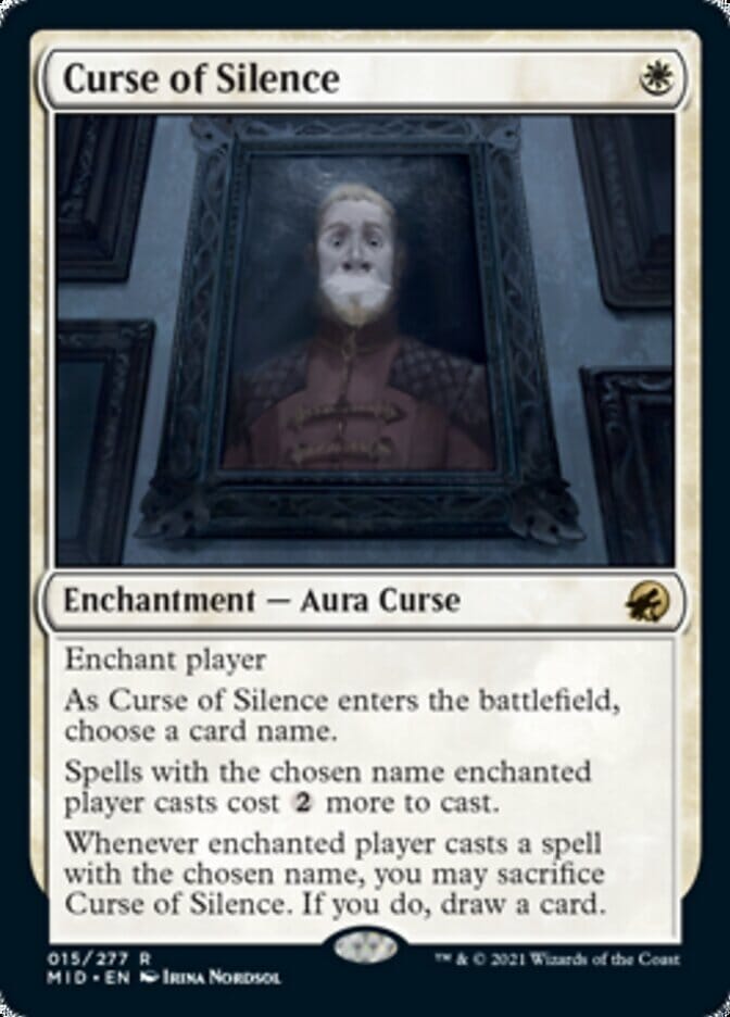 Curse of Silence [Innistrad: Midnight Hunt] MTG Single Magic: The Gathering  | Multizone: Comics And Games