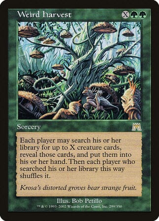 Weird Harvest [Onslaught] MTG Single Magic: The Gathering  | Multizone: Comics And Games