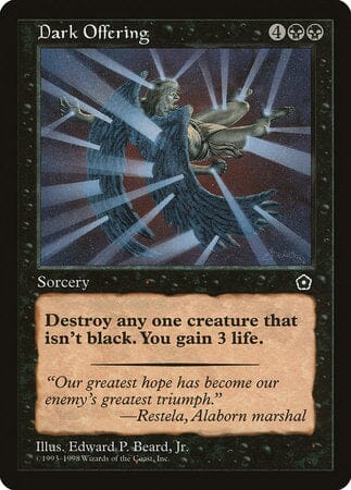 Dark Offering [Portal Second Age] MTG Single Magic: The Gathering  | Multizone: Comics And Games