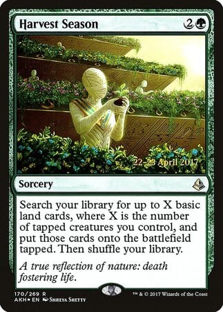 Harvest Season [Amonkhet Promos] MTG Single Magic: The Gathering  | Multizone: Comics And Games