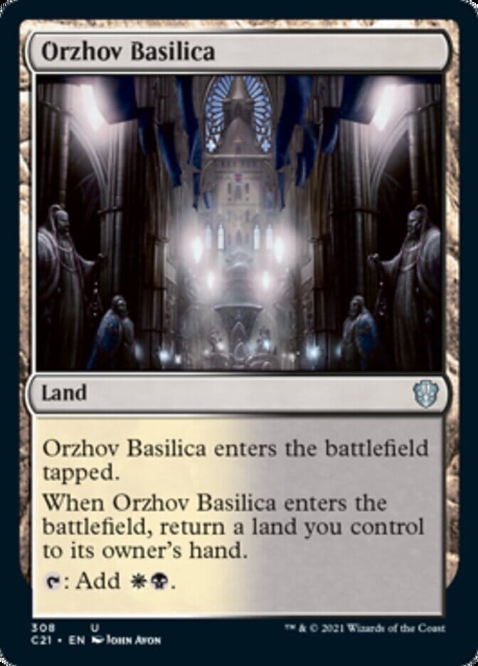 Orzhov Basilica [Commander 2021] MTG Single Magic: The Gathering  | Multizone: Comics And Games