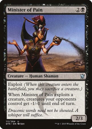 Minister of Pain [Dragons of Tarkir] MTG Single Magic: The Gathering  | Multizone: Comics And Games