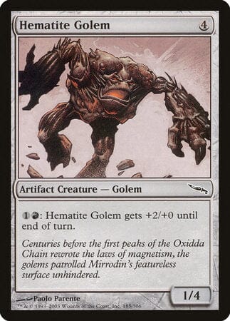 Hematite Golem [Mirrodin] MTG Single Magic: The Gathering  | Multizone: Comics And Games