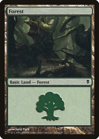 Forest (247a) [Zendikar] MTG Single Magic: The Gathering  | Multizone: Comics And Games
