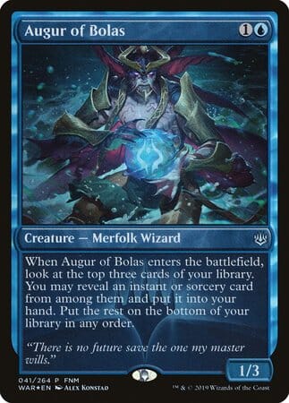 Augur of Bolas [War of the Spark Promos] MTG Single Magic: The Gathering  | Multizone: Comics And Games