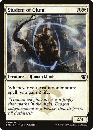 Student of Ojutai [Dragons of Tarkir] MTG Single Magic: The Gathering  | Multizone: Comics And Games