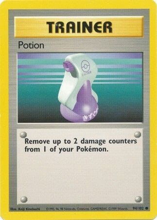 Potion (94/102) [Base Set Unlimited] Pokemon Single Pokémon  | Multizone: Comics And Games