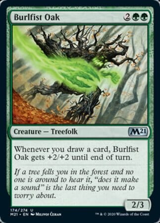 Burlfist Oak [Core Set 2021] MTG Single Magic: The Gathering  | Multizone: Comics And Games