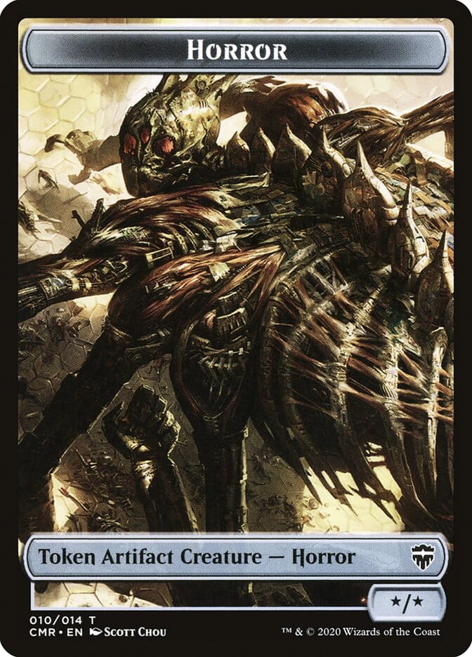 Copy (013) // Horror Token [Commander Legends Tokens] MTG Single Magic: The Gathering  | Multizone: Comics And Games
