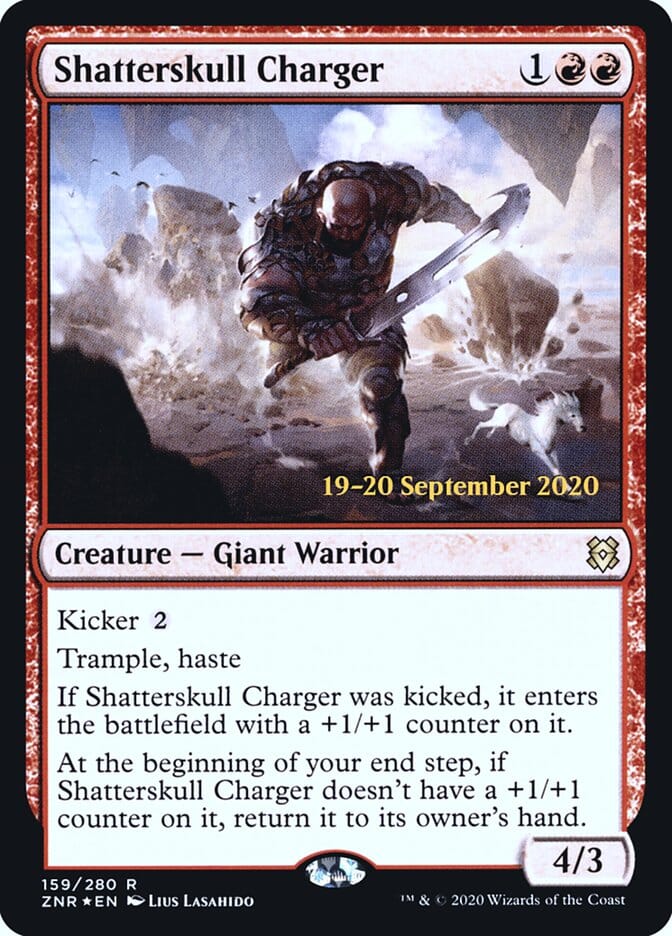 Shatterskull Charger [Zendikar Rising Prerelease Promos] MTG Single Magic: The Gathering  | Multizone: Comics And Games