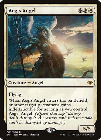 Aegis Angel [Archenemy: Nicol Bolas] MTG Single Magic: The Gathering  | Multizone: Comics And Games