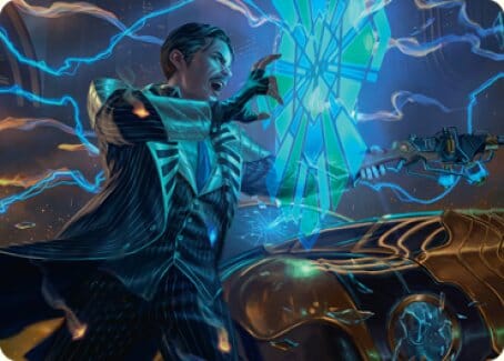 Brokers Veteran Art Card [Streets of New Capenna Art Series] MTG Single Magic: The Gathering  | Multizone: Comics And Games