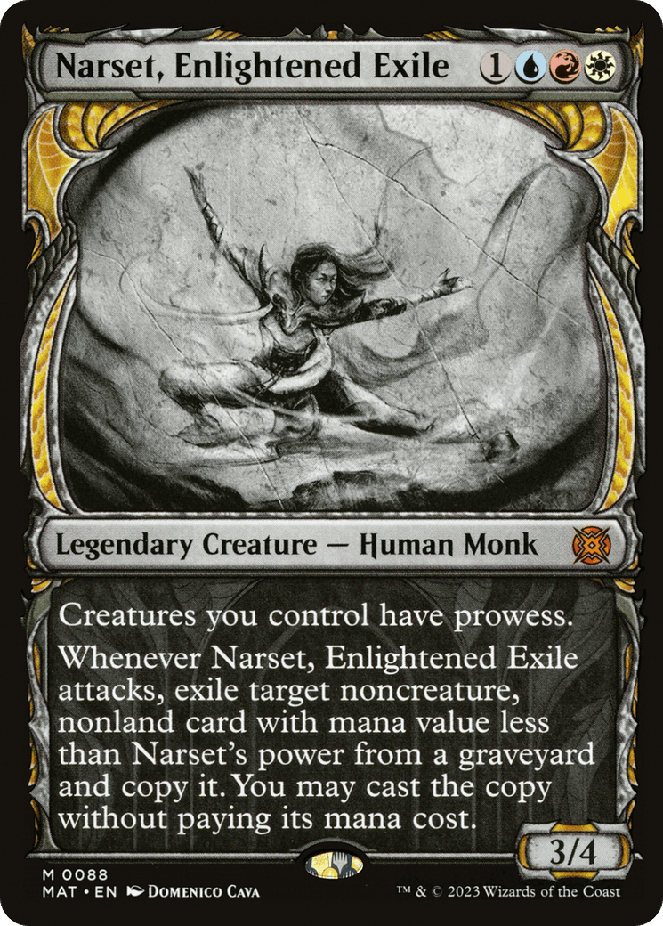 Narset, Enlightened Exile (Showcase) [March of the Machine: The Aftermath] MTG Single Magic: The Gathering  | Multizone: Comics And Games