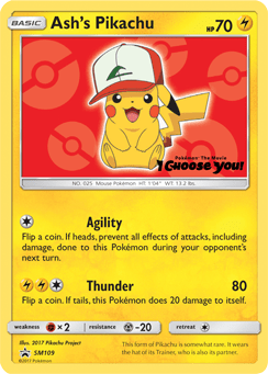 Ash's Pikachu (SM109) [Sun & Moon: Black Star Promos] Pokemon Single Pokémon  | Multizone: Comics And Games