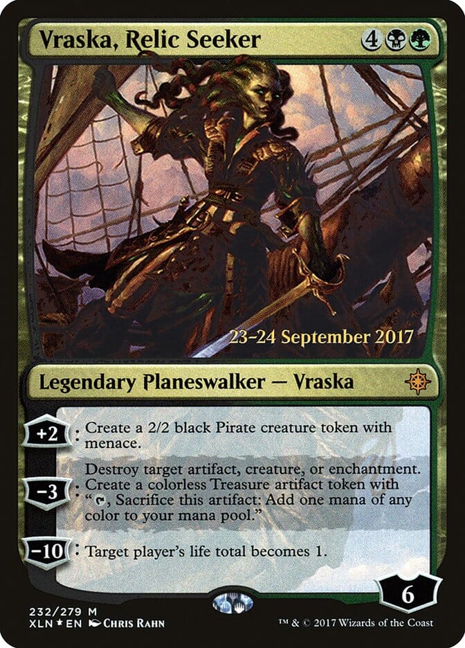 Vraska, Relic Seeker [Ixalan Prerelease Promos] MTG Single Magic: The Gathering  | Multizone: Comics And Games