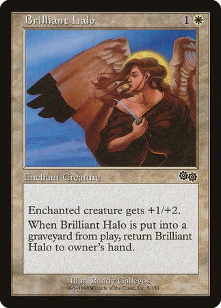 Brilliant Halo [Urza's Saga] MTG Single Magic: The Gathering  | Multizone: Comics And Games