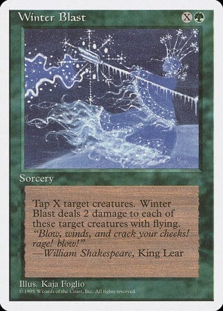 Winter Blast [Fourth Edition] MTG Single Magic: The Gathering  | Multizone: Comics And Games