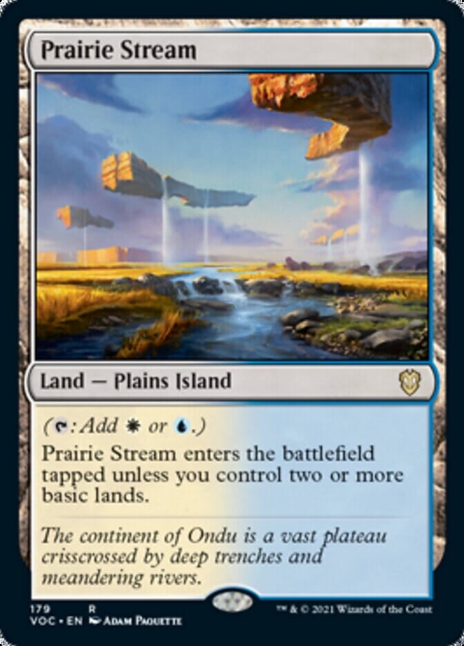 Prairie Stream [Innistrad: Crimson Vow Commander] MTG Single Magic: The Gathering  | Multizone: Comics And Games