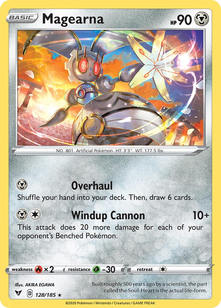 Magearna (128/185) [Sword & Shield: Vivid Voltage] Pokemon Single Pokémon  | Multizone: Comics And Games