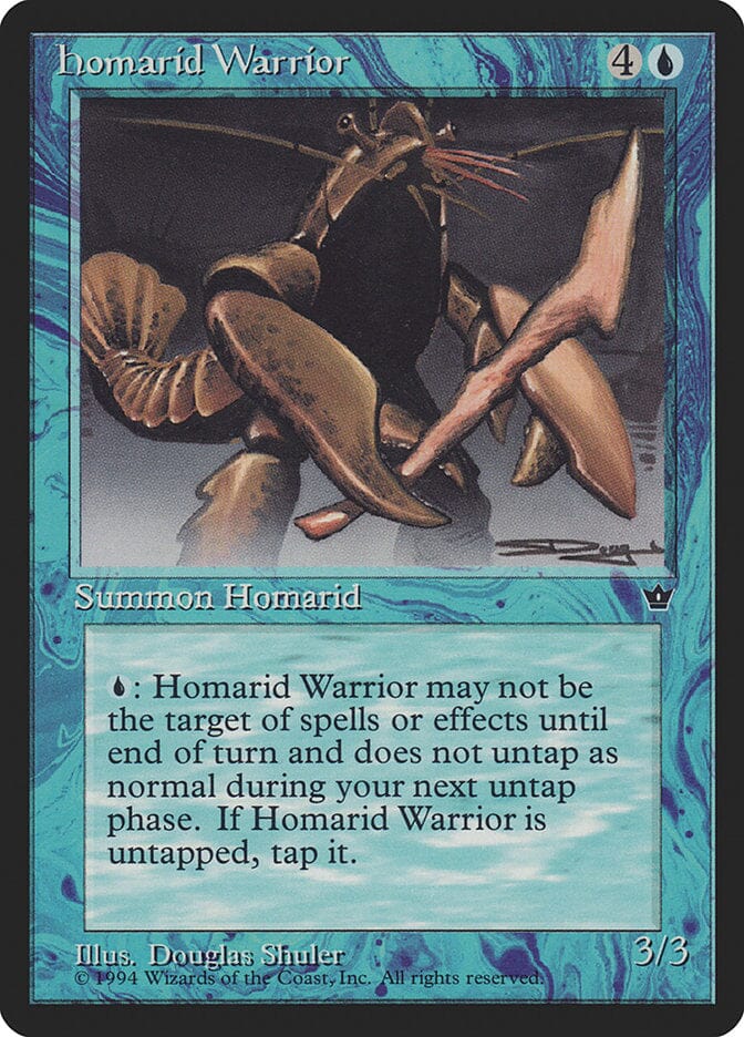 Homarid Warrior (Douglas Shuler) [Fallen Empires] MTG Single Magic: The Gathering  | Multizone: Comics And Games
