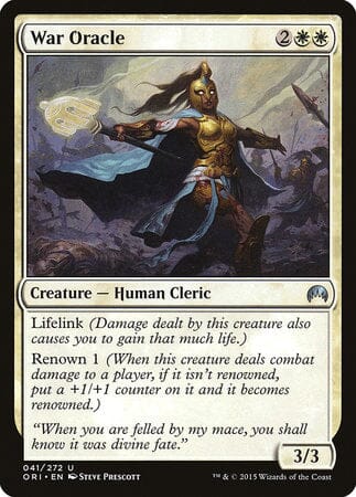 War Oracle [Magic Origins] MTG Single Magic: The Gathering  | Multizone: Comics And Games