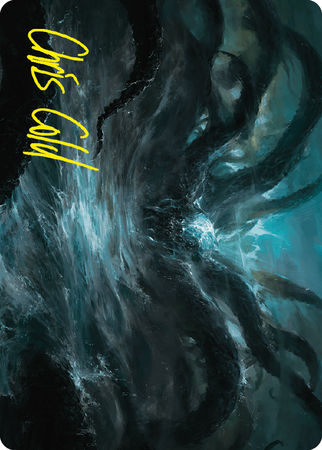 The Watcher in the Water Art Card (Gold-Stamped Signature) [The Lord of the Rings: Tales of Middle-earth Art Series] MTG Single Magic: The Gathering  | Multizone: Comics And Games