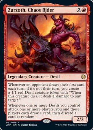 Zurzoth, Chaos Rider [Jumpstart] MTG Single Magic: The Gathering  | Multizone: Comics And Games