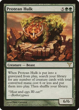 Protean Hulk [Dissension] MTG Single Magic: The Gathering  | Multizone: Comics And Games