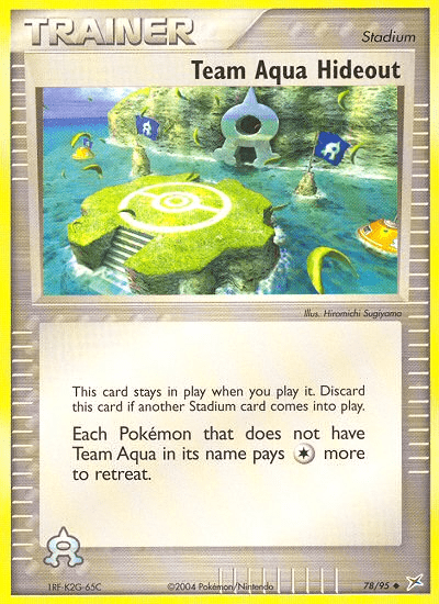 Team Aqua Hideout (78/95) [EX: Team Magma vs Team Aqua] Pokemon Single Pokémon  | Multizone: Comics And Games