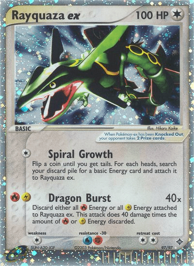 Rayquaza ex (97/97) [EX: Dragon] Pokemon Single Pokémon  | Multizone: Comics And Games