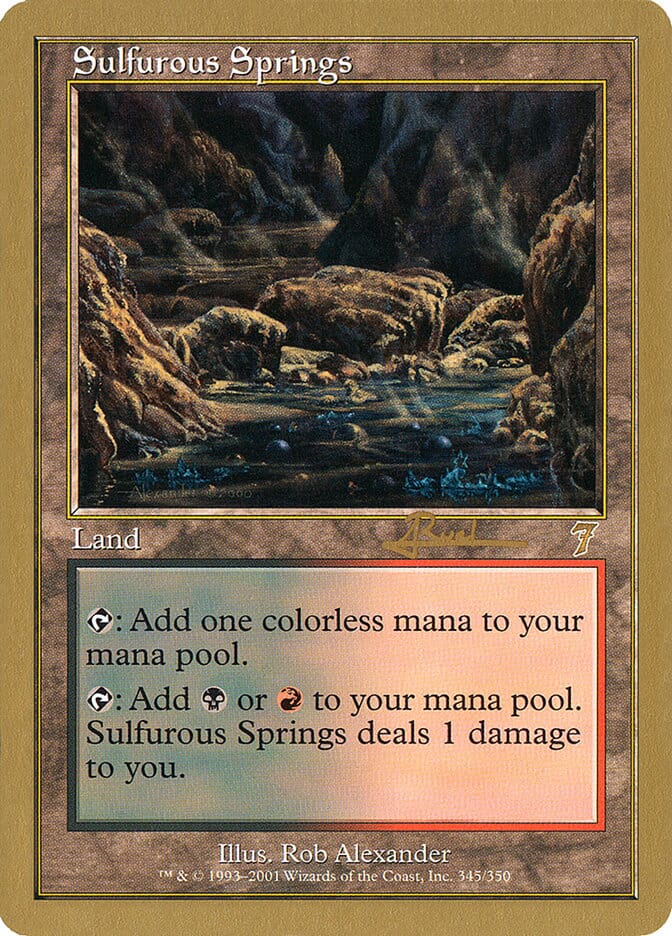 Sulfurous Springs (Antoine Ruel) [World Championship Decks 2001] MTG Single Magic: The Gathering  | Multizone: Comics And Games