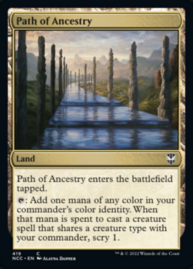 Path of Ancestry [Streets of New Capenna Commander] MTG Single Magic: The Gathering  | Multizone: Comics And Games