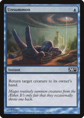 Unsummon [Magic 2010] MTG Single Magic: The Gathering  | Multizone: Comics And Games